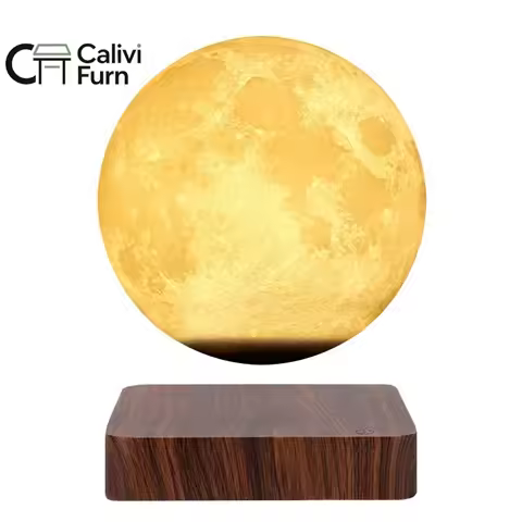 Maglev 14cm 6 inch moon lamp 3D printing moon lamp home decoration bedside lamp Zhaoqing source fact