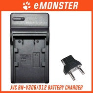 JVC BN-V306 BNV306 BN-V312 BNV312 GR-DVX600 GR-DVX707 GR-DVX709 GR-DVM76U Battery Charger