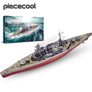 Piececool HMS Hood Battleship Model 3D Metal Puzzles Kits