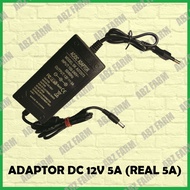 POWER SUPPLY ADAPTOR DC 12V 5A REAL CCTV LED LIGHT DC PUMP