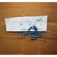 1/ 2 WATT 3K3 OHM RESISTOR CONTENTS 12 PCS