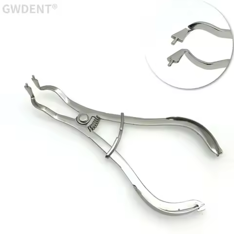 Dental Tools Rubber Dam Clamps Ivory Clamp Forceps Dental Restorative Instruments Douban Forming Pli