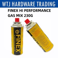 FINEX HI PERFORMANCE GAS MIX 230G / BUTANE GAS CARTRIDGE / GAS STEAMBOAT BBQ REFILL / MINI STOVE GAS