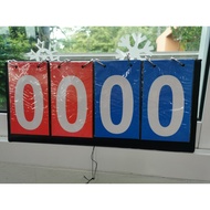 Counting Board Score Sign Portable Competition 4 Digits Count Points--