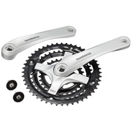 SHIMANO Crankset FC-TY501 Silver 48X38X28T 175mm 8S/7S/6S・Compatible BB Square Axle 122.5mm(D-NL) EF