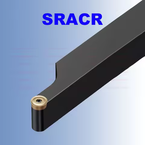 SRACR External CNC Turning Tools Holder SRACR1616H10 SRACR2020K08 Arc Lathe Cutter Shank Round Carbi