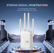 Termurah Penguat Sinyal WiFi  4TX Nirkabel 2.4G/5Ghz 4 Antena Booster New //Wanjia88