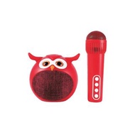 可愛貓頭鷹造型藍牙喇叭及麥克風