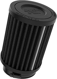 K&N Universal Clamp-On Air Filter: Dry Synthetic, Washable, Oil-Free, Replacement Engine Filter: Fla