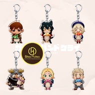 Keychain, Standee, Anime Lilo and Stitch Pendant Delicious in Dungeon Meshi Desk Decoration -DH