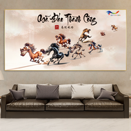 Tranh tráng gương VÔ TRI Mãi DELL THÀNH CÔNG- Tranh treo tường hài hước ảnh chế vui nhộn- Bo viền ca