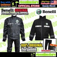 Benelli 2 Layer Raincoat ORIGINAL Baju Hujan Double Lapis Rain coat Rain Suit RFS150i RFS150 TNT135 