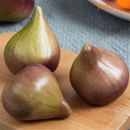 PRESTON Simulation Fig Ornament, Mini Handicrafts Artificial Fig, Food Model Funny Lifelike Fake Fru
