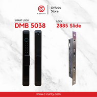 :: พร้อมติดตั้ง :: C-CURITY DMB 5038 กลอนบานเลื่อนดิจิตอลกันน้ำ 5 ระบบ