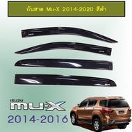 กันสาด Isuzu Mu-X 2014 2015 2016 2017 2018 2019 2020 สีดำ