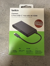 Belkin Connect 5-Port USB-C Hub with 4K HDMI