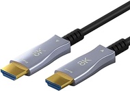 goobay 65559 Ultra High-Speed Hybrid Optical Cable HDMI/High Speed Cable with 8K @ 60Hz and 4K @ 120Hz / 48Gbps, ARC (Audio Return Channel), HDCP / 20m