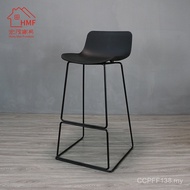 Chair High Stool Bar Chair Nordic Restaurant Iron Dessert Milk Tea Shop Bar Industrial Style Leisure