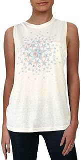 Wpmens FP Movement No Sweat Graphic Tank Top (Ivory Combo, S)