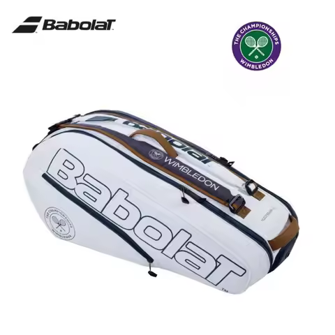 Original Babolat Tennis Bag Wimbledon RAFA Tennis Bag RH6 RH12 Female Male Tennis Racket Bag Shoe Co