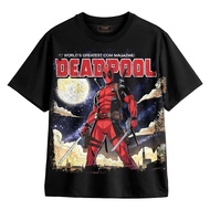 D3ADDDP00LLLLLLLLLLLLL T-SHIRT FILM COMICS TSHIRT OVERSIZE UNISEX BLACK - TFIKS