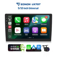 Eonon Android Player 6+64G Android14 Apple CarPlay Android Auto QLED 9/10 inch 360 Cam Support UX7ST
