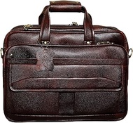 C COMFORT Leather 15.6''Inch Briefcase Laptop Compartment Expandable Features High-Security Combo Nu