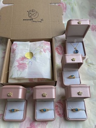 แหวนเงิน S925 แหวนเงินแท้ 100 ชั้นพร้อมหินฟอร์ซิที่ธรรมชาติสำหรับผู้หญิง แหวนคู่รัก แหวนขอแต่งงาน แห