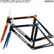 700c TSUNAMI SNM300 Fixed Gear Bicycle Frameset 52cm 54cm Aluminum Alloy Racing Track Bike Frame