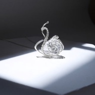 白水晶蝸牛頸鏈