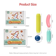 Kids Magnetic Stick Balls Building Toy Blocks 3D Geometry Learning Sensory Toy