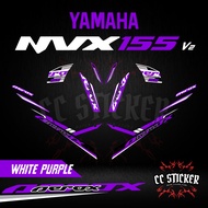 YAMAHA AEROX/NVX 155 V2 | MOTOR STICKER STRIPE TITAN 2025 NEW CUSTOM BODY STICKER