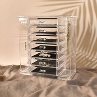 【美的空間】多功能飾品項鍊珠寶透明壓克力收納盒