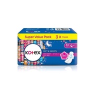 Kotex Wing Soft & Smooth Maxi Wing Night 32cm 3x12pads