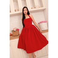 Tove Halter Neck Midi Dress