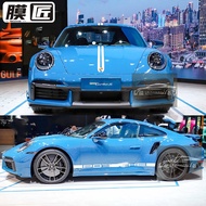 Suitable for Porsche 911 Car Stickers Garland CarreraS 992Targa Modified Cover Side Skirt Body Stick