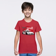 SAKAZUKI Children's Distro T-Shirt with Car Print FERRARI F40 LBWK LIBERTY WALK V3 Automotive Series