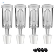 Fermentation Lids Airlock Kit with 6Stopper,Air Locks Fermentation Airlock Beer Wine Kombucha Brewin
