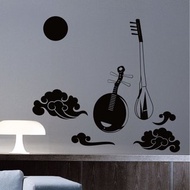 《Smart Design》創意無痕壁貼◆月琴古調 8色可選