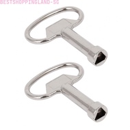 【BESTSHOPPING】Triangle Lock Stainless Steel Gas Meter Key Meter Box Meter Key Gas Electric Box