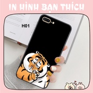 Iphone 7 PLUS / 8 PLUS Case With Stubborn Tiger Print, Touch Is Touch &gt;