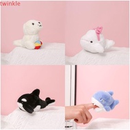 XINYUE Animal Beluga Plush Keyring, Ocean Series Marine Animal Orca Plush Keychain, Car Keychain Sha