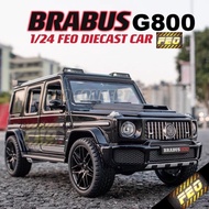 Miniauto AMG G63 FEO Benz G800 Brabus Diecast Car Model Alloy Car Diecast Model Toy Vehicle Pull Bac