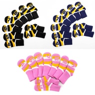 K Knitted Wool Golf Iron Club Cover Club Cap Cover Supplies Club Cover Light Stripe Design