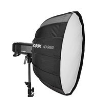 Godox Parabolic Softbox + Silver Umbrella (AD-S65s 65cm or AD-S85s 85cm For Godox ML60 / AD300 Pro / AD400 Pro Flash)