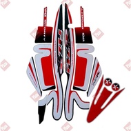 MERAH Yamaha F1zr caltex edition red Body Striping sticker