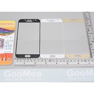 GMO Multiple Pieces Samsung J7 Pro J730 J7+Plus C710 Full Screen Glue No Bottom Plate 9H Tempered Glass Sticker Anti