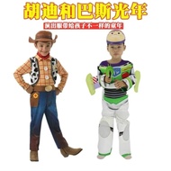 Halloween Toy Story cos Costume Children Boy Buzz Lightyear Woody Clothes Performance Costume 7.30