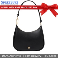 Kate Spade Handbag In Gift Box Kayla Large Shoulder Bag Black # KK055