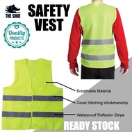 Reflective Safety Vest With High Visibility Safety Clothing Jaket Keselamatan Lelaki Perempuan